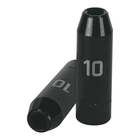 Truper 12422 10mm Long 6 pt Impact Socket 1/2driv...