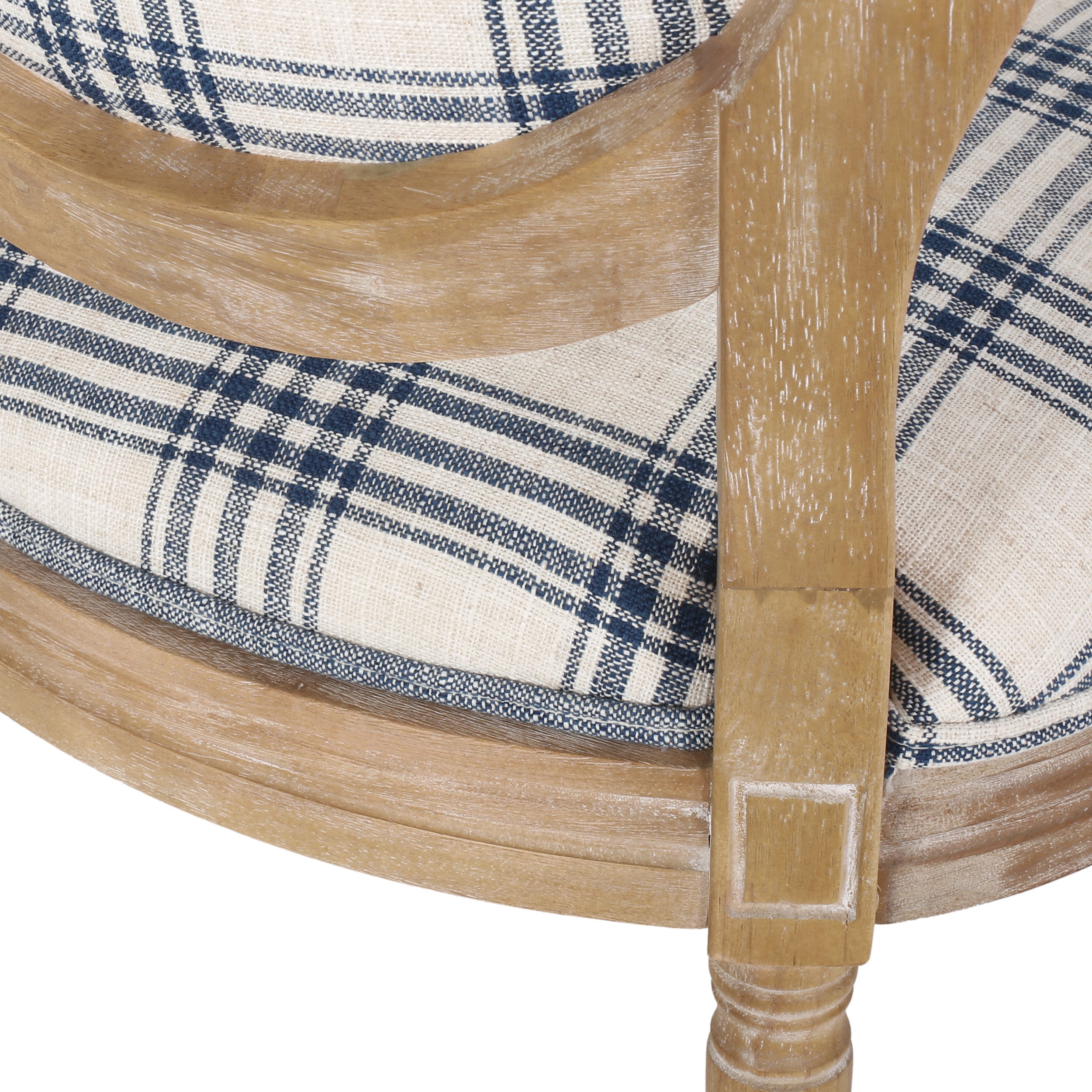 Lariya French Country Fabric Dining Chairs