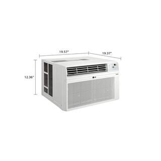 LG 8000 BTU Window Smart Air Conditioner LW8022ERSM Cools 350 Sq. Ft. with ENERGY STAR and Remote Wi-Fi Enabled LW8022ERSM