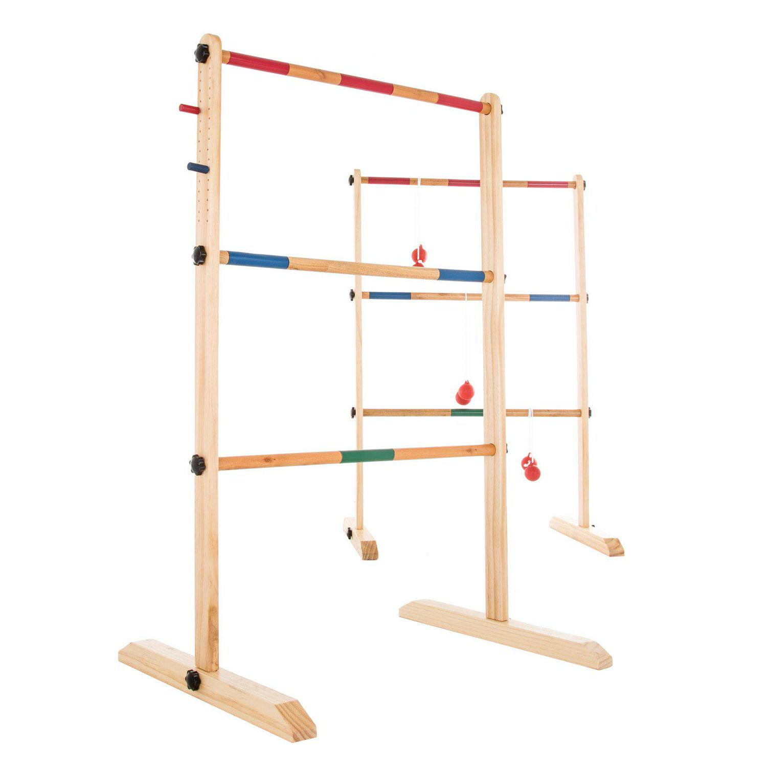 Hey! Play! Double Wooden Ladder Golf with 6 Bolas  Crowdfused