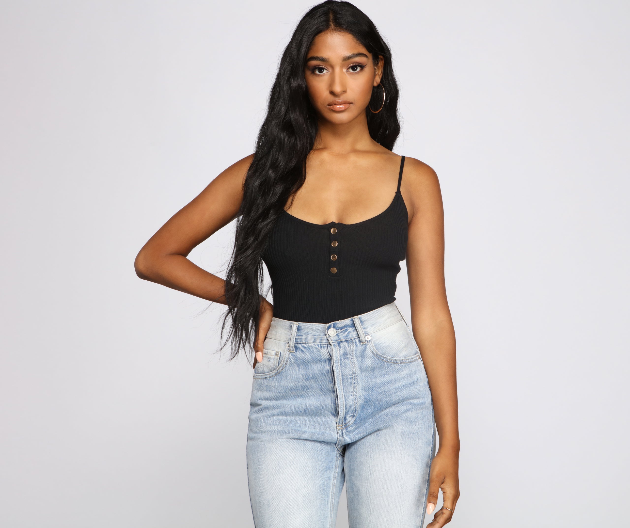 Simply Chic Sleeveless Bodysuit