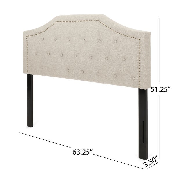 Elinor Upholstered Full/ Queen Headboard by Christopher Knight Home - - 30148026