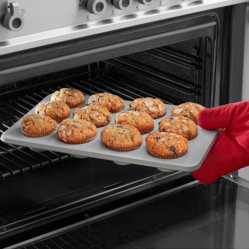 KitchenAid KE958OSNSA Nonstick Aluminized Steel 12-Cup Muffin Pan