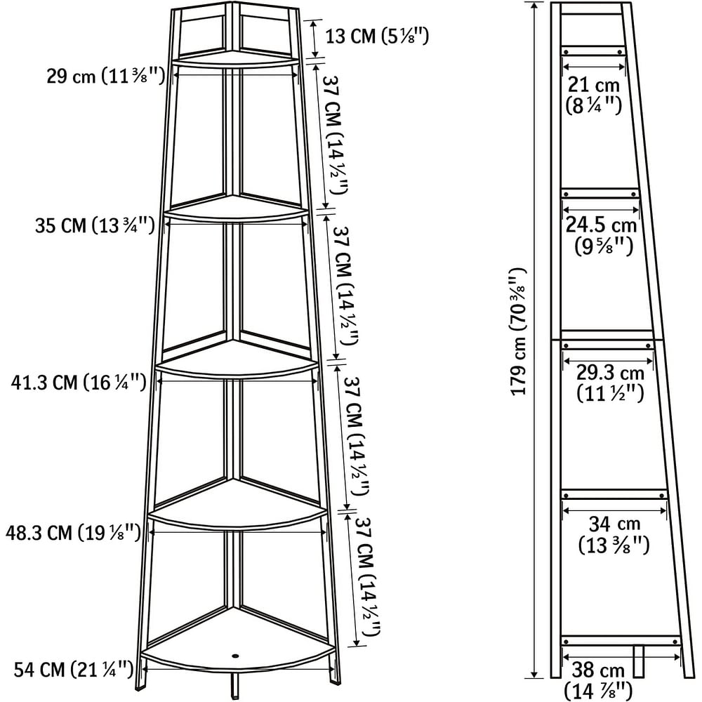 70 Inch Tall Bookshelf