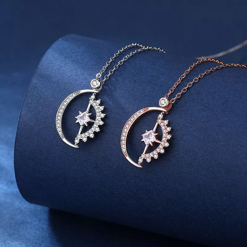 Moon And Star Necklace