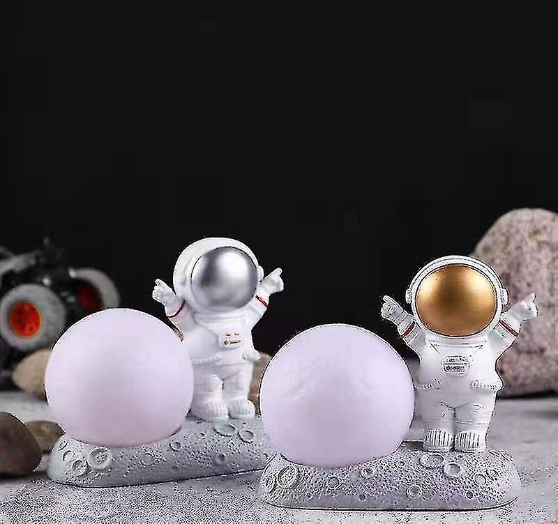 Astronaut Night Light Moon Lamp Decoration Figurine