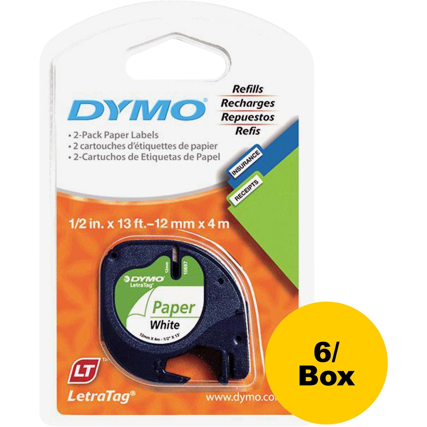 LetraTag Electronic Labelmaker Tape by Newell Brands DYM10697