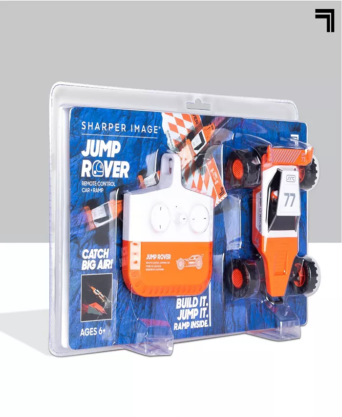 Sharper Image Remote Control Stunt Ramp Rechargeable Jump Rover Car Toy Set of 3