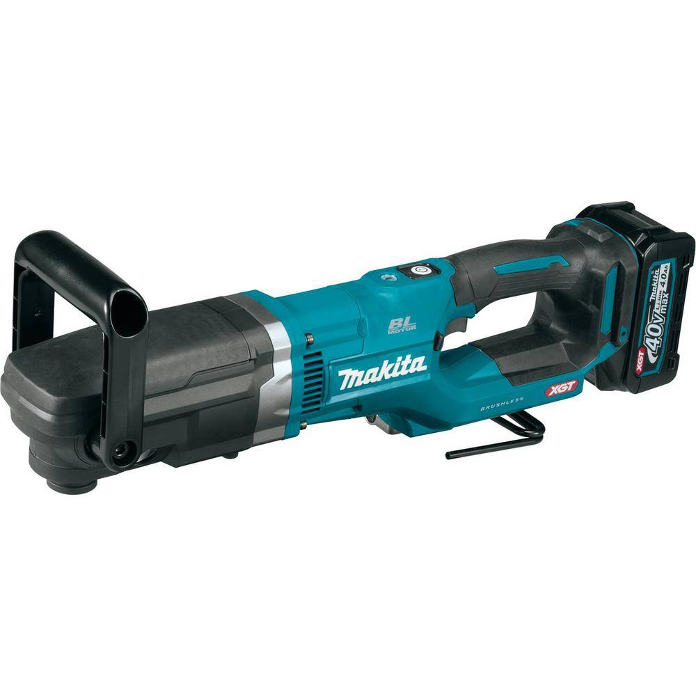 Makita 40V max XGT Brushless Cordless 716 in. Hex Right Angle Drill Kit (4.0Ah) GAD02M1