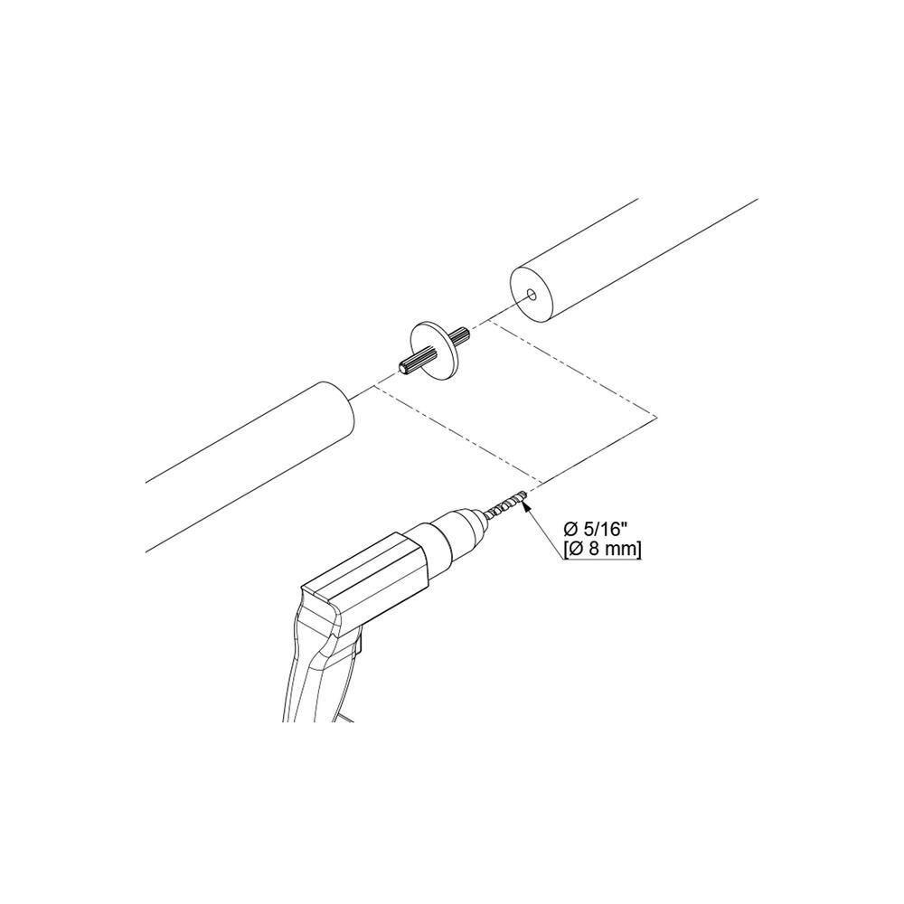 Dolle Prova PA98 Wood Handrail Connector 96298