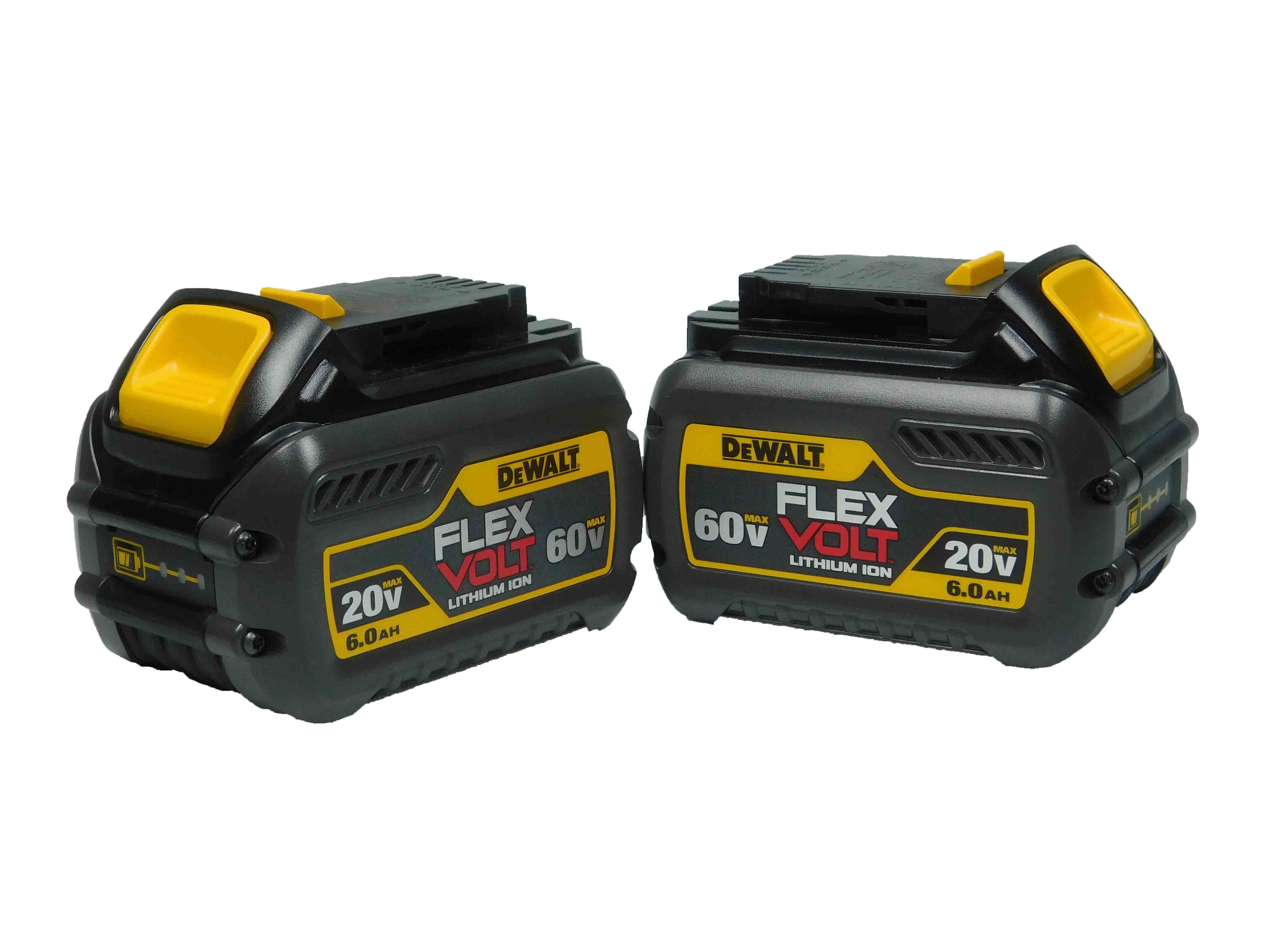 Flexvolt Dewalt DCB606 20/60V 6.0 Ah Battery ?andnbsp;(2 Pack)