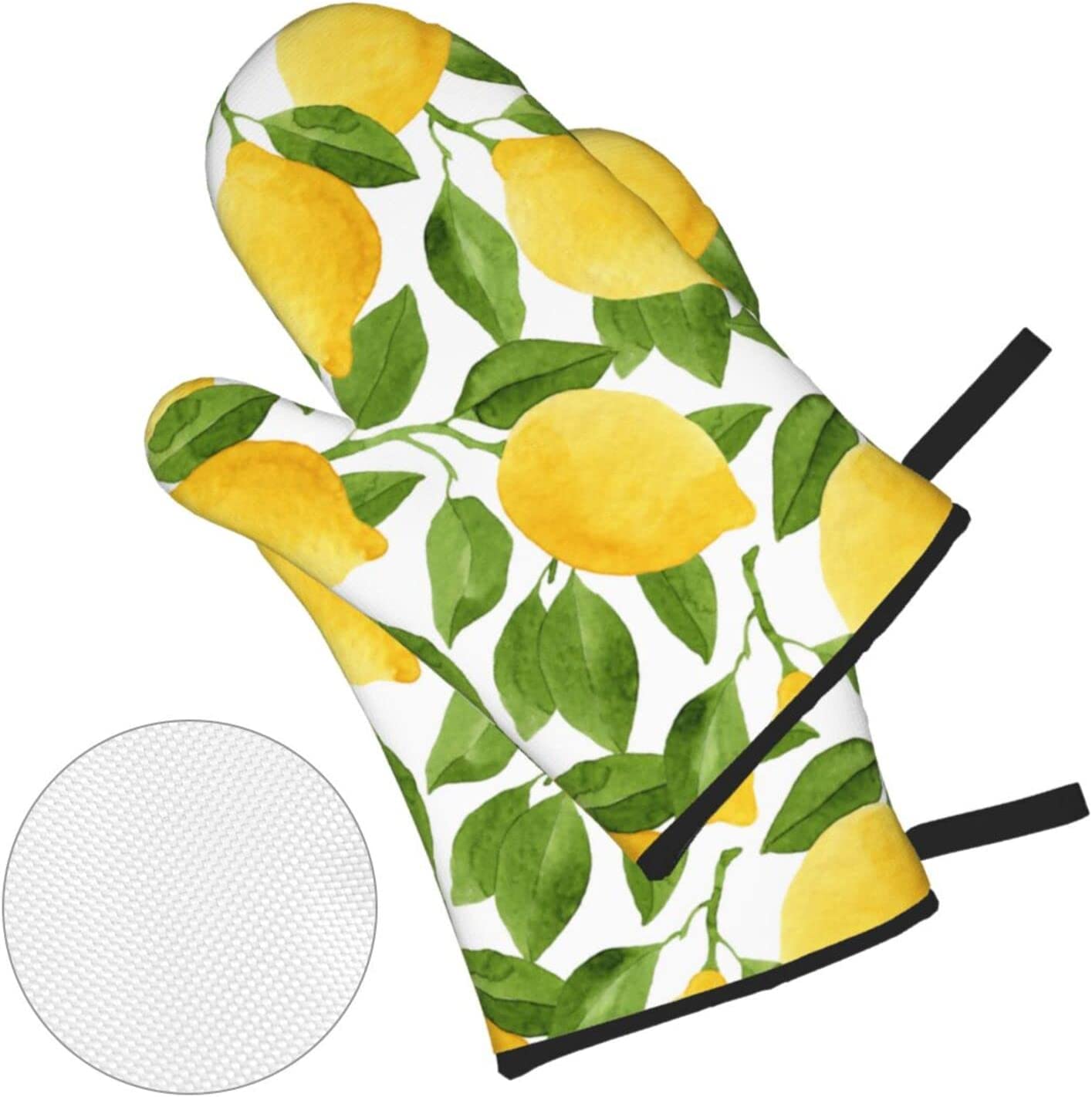 Sunflowers On Board Oven Mitts and Pot Holders Sets of 4 High Heat Resistant Summer Flowers Vintage Oven Mitts with Oven Gloves and Hot Pads Potholders for Kitchen BBQ Non-Slip Cooking Mi