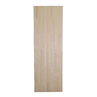 0.625 in. x 12 in. W x 6 ft. L White Spruce Natural Unfinished Shelve Board for 150 lbs. Capacity (1-Pack) D212ywW12211