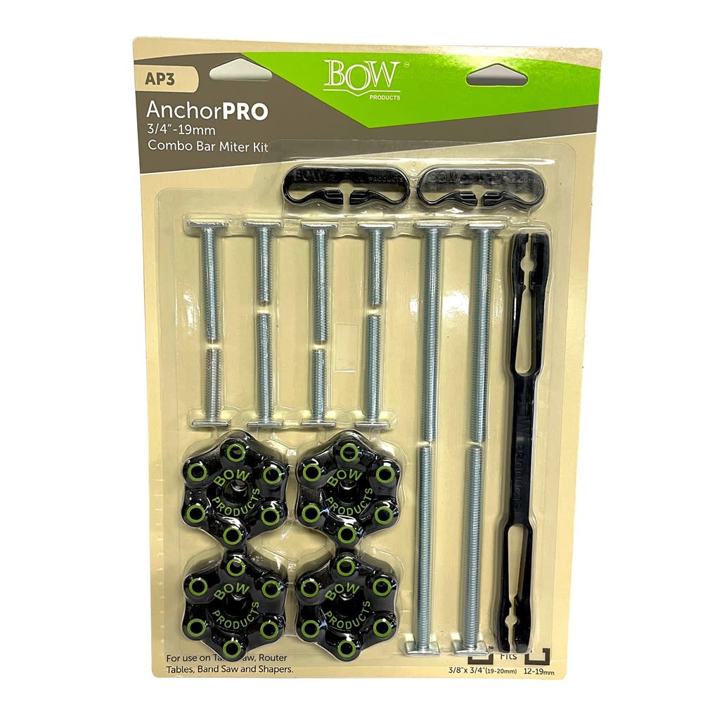 Bow AnchorPro Combination 3/4 Long and Small Miter Bar Kit