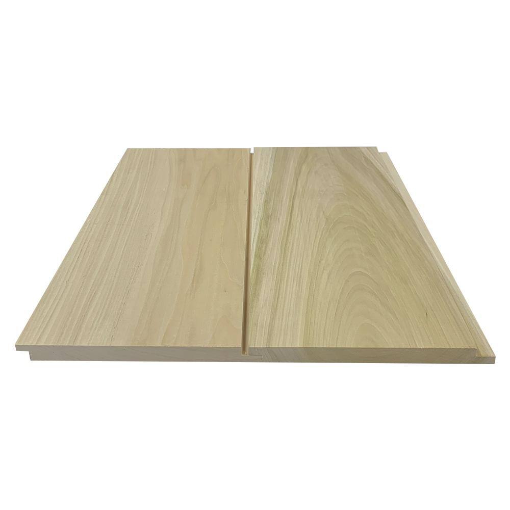 Swaner Hardwood 1 in. x 8 in. x 8 ft. Poplar Shiplap Board (2-Pack) OL1X8X8SHIPLAP