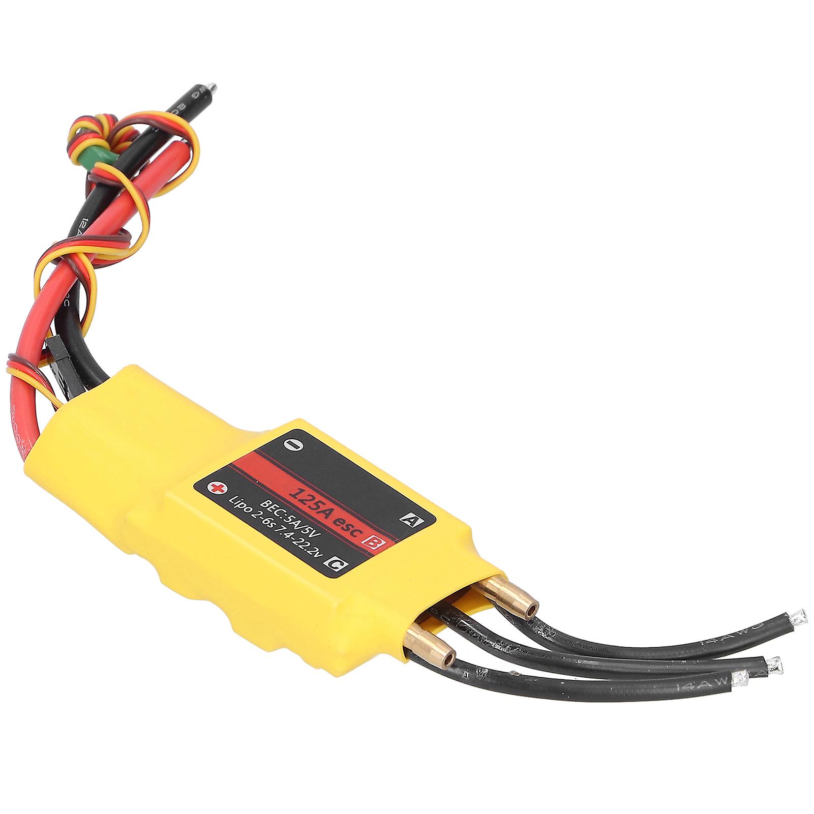 125a 2way Water Cooling Brushless Esc Electronic Speed Controller For Rc Boat Airship