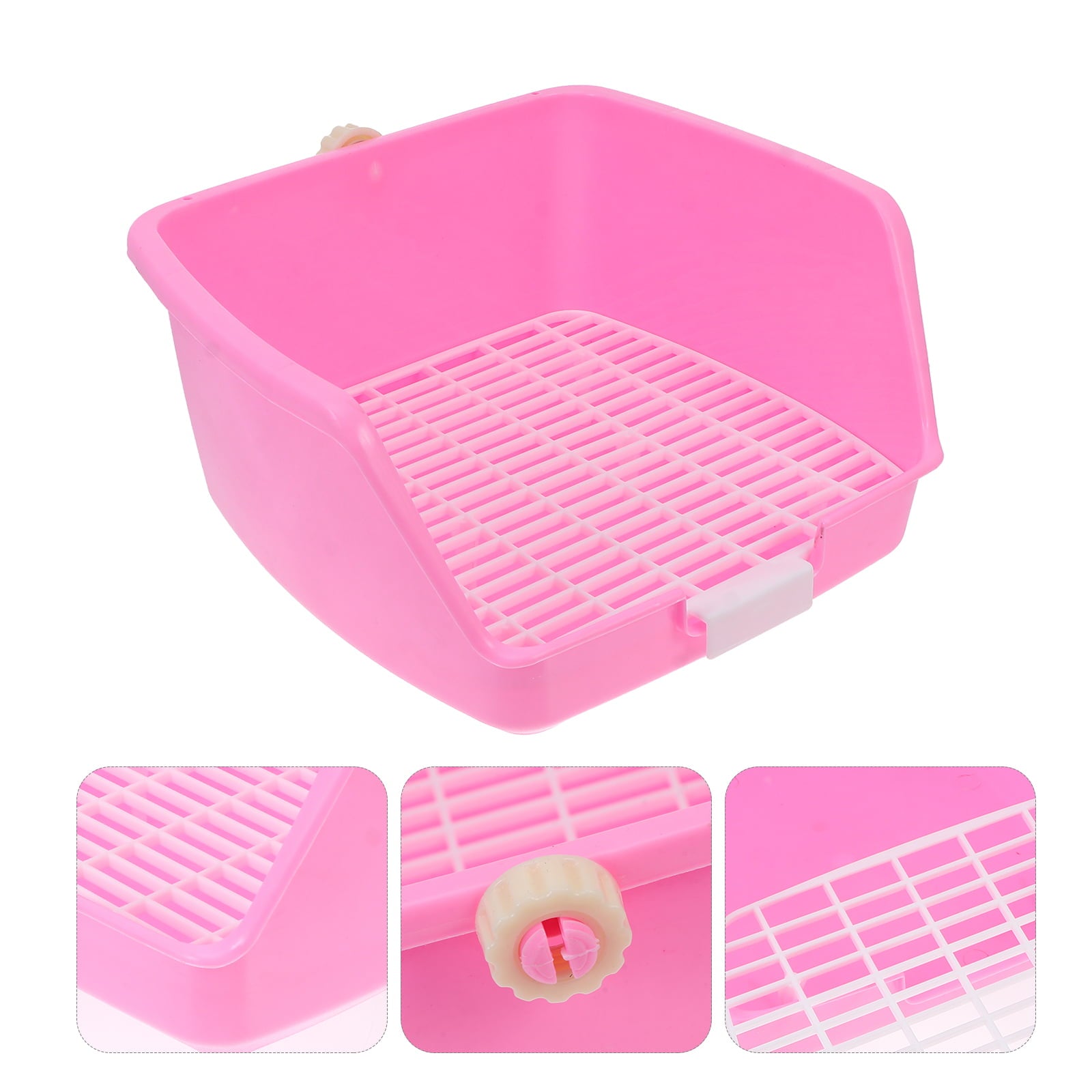 1Pc Hedgehog Potty Training Plastic Bunny Litter Box Rabbit Toilet Litter Tray