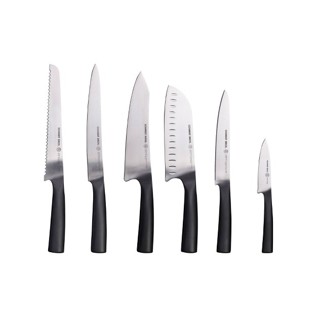 Schmidt Brothers Cutlery Carbon 6 7pc Knife Block Set