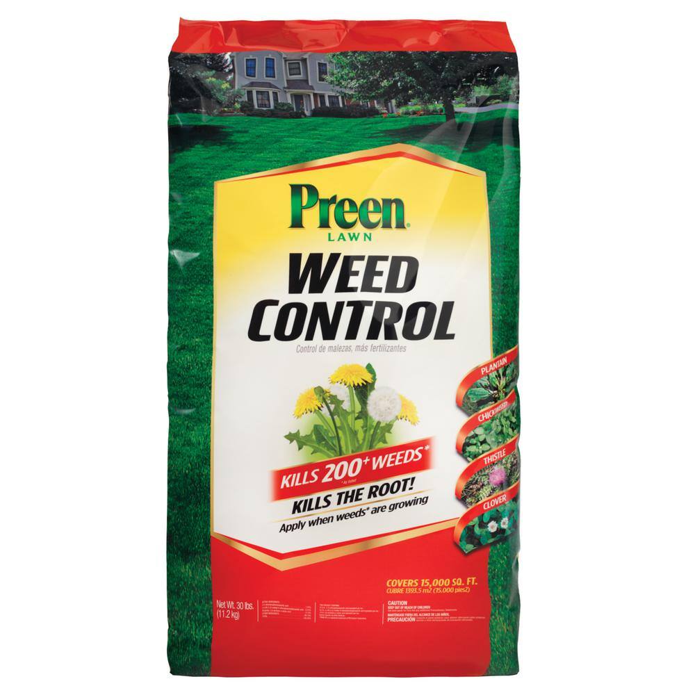 Preen 30 lbs. Lawn Weed Control Covers 15000 sq. ft. 2464163