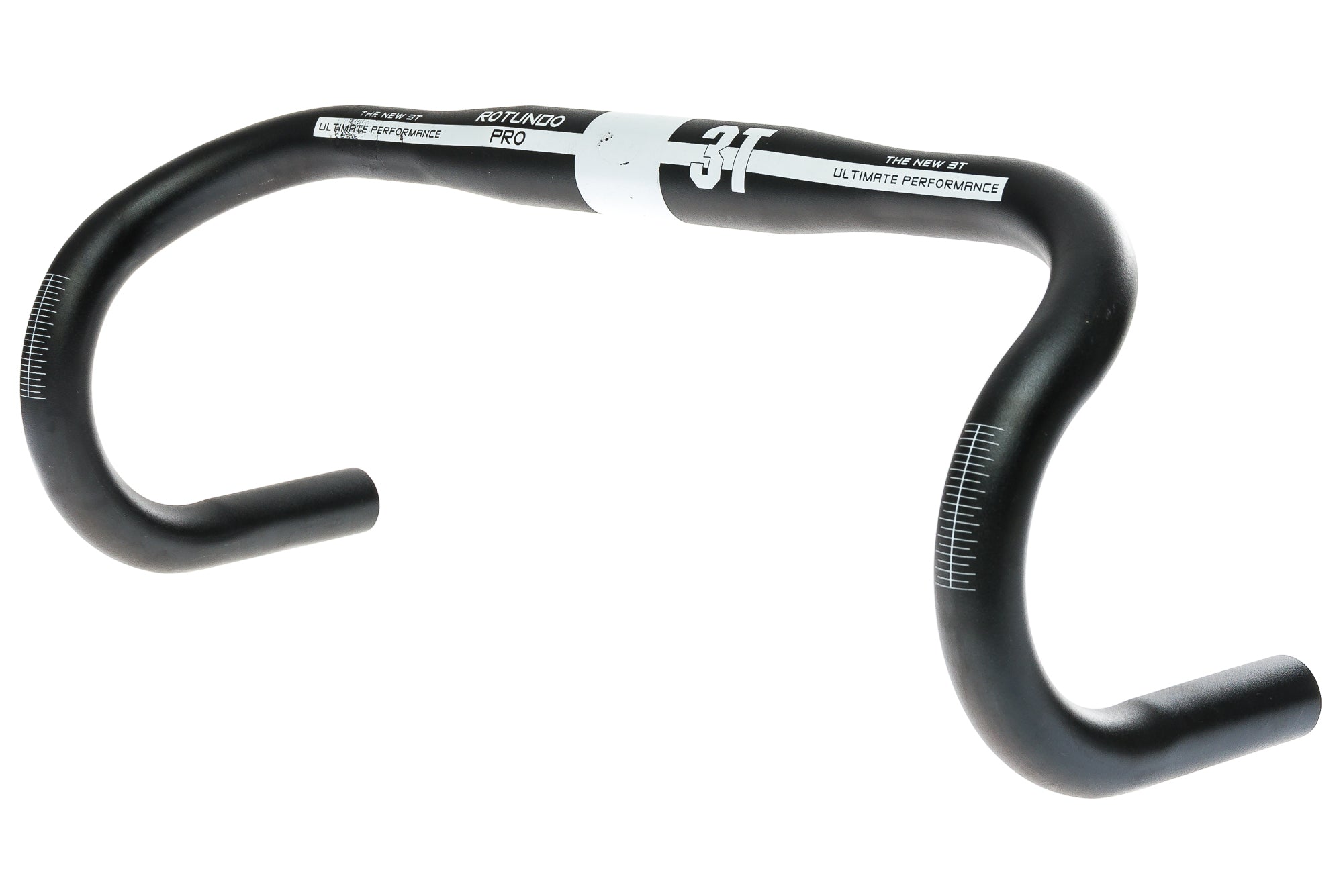 3T Ergonova Handlebar 31.8mm x 40cm Aluminum Black/White