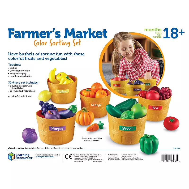 Learning Resources Farmer's Market Color Sorting Set