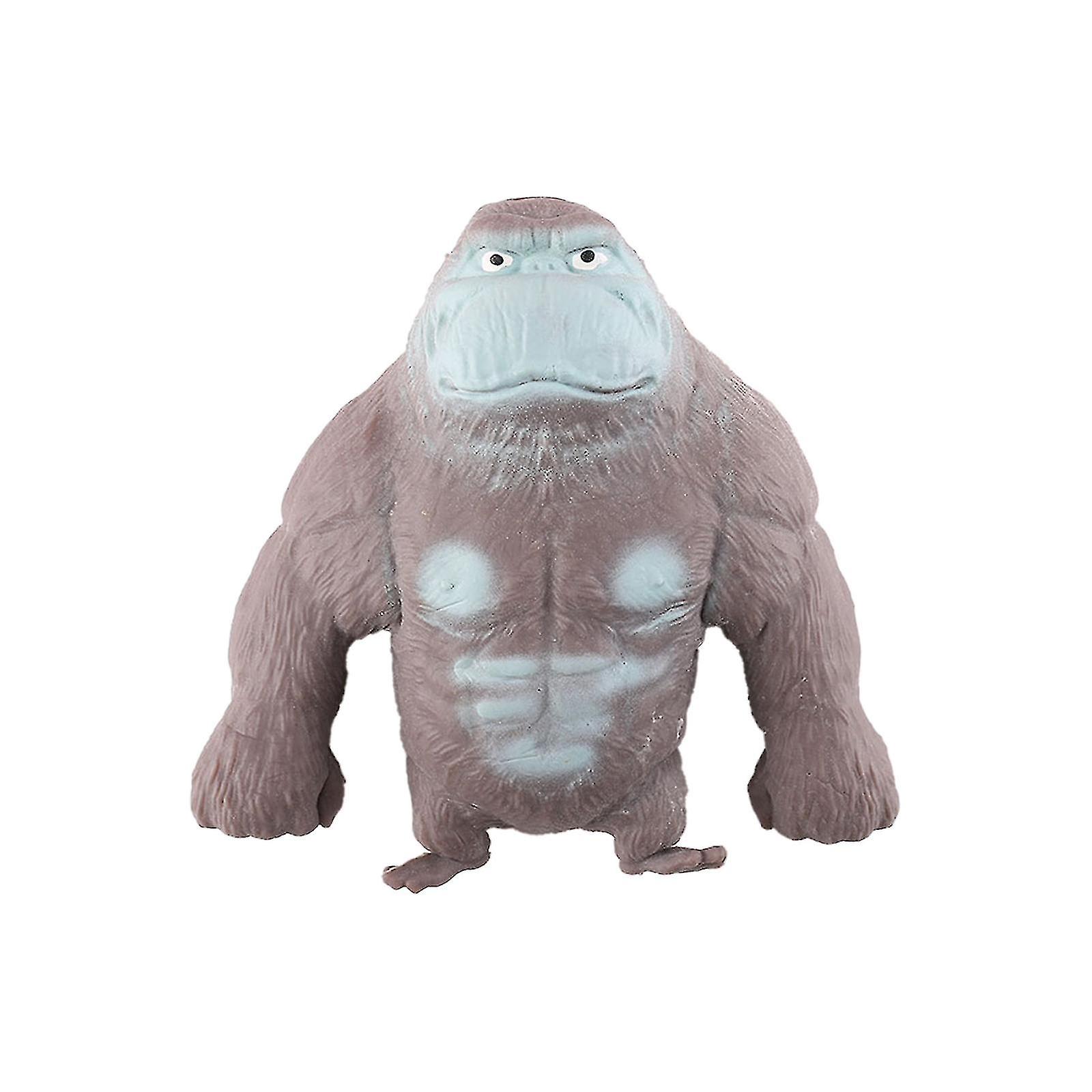 Gorilla Figure Toy， Super Large Squishy Gorilla Elastic Gorilla Monkey Toy， Soft Stretch Gorilla Figure Latex Gorilla Fidget Toy