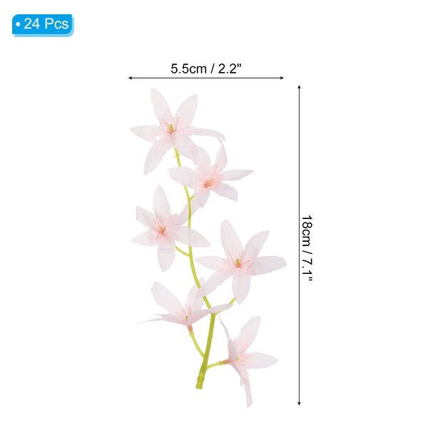 7 Inch Artificial Orchid Flower Floating Candles Simulation Flower