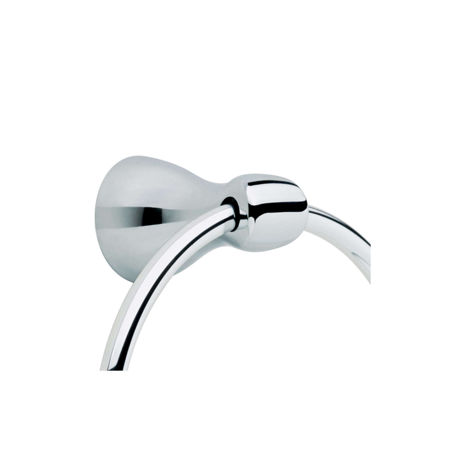 Delta Foundations Chrome Silver Towel Ring Die Cast Zinc