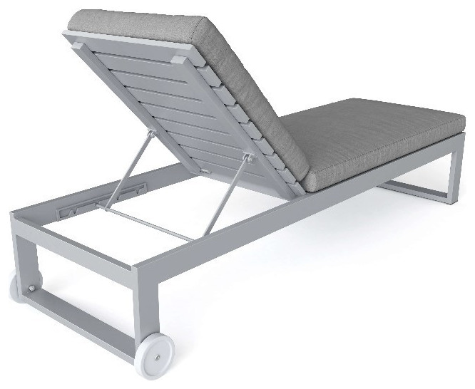 Anderson Teak SL 1008 Lucca Sun Lounger   Transitional   Outdoor Chaise Lounges   by Uber Bazaar  Houzz