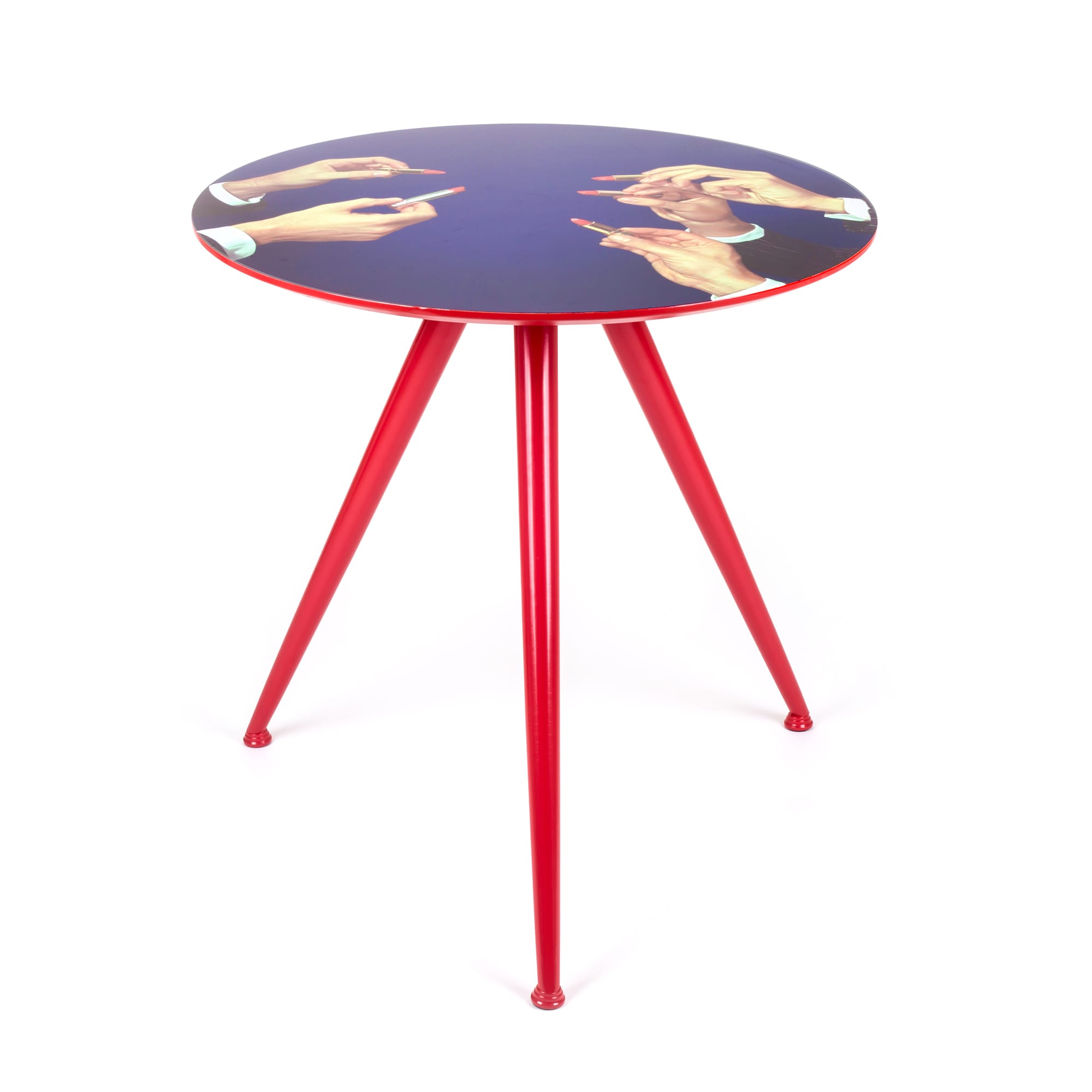 Seletti Wears Toiletpaper Wooden Table - Lipstick