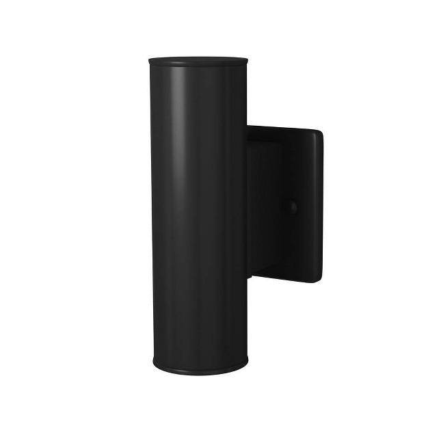 2 light Riga Outdoor Wall Light Matte Black Eglo