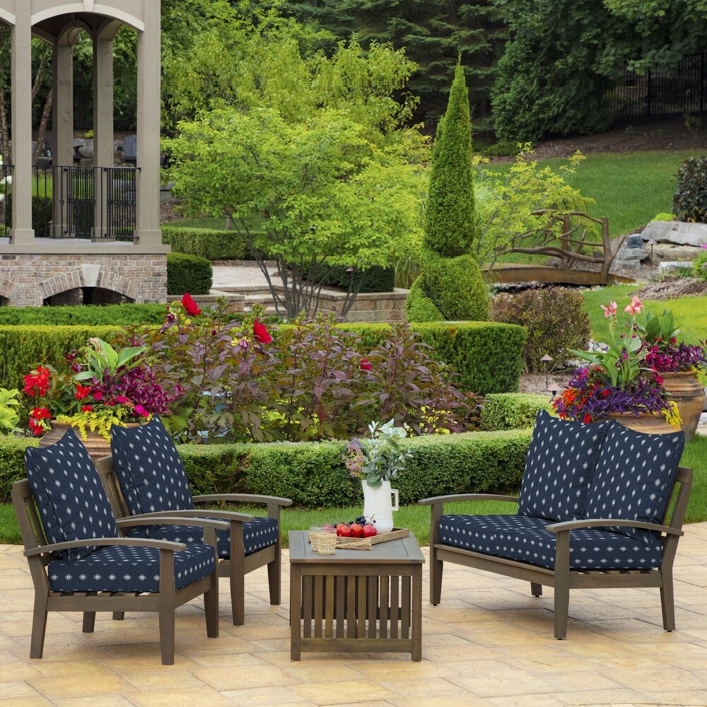 Arden Selections Outdoor 24 x 24 in. Deep Seat Set