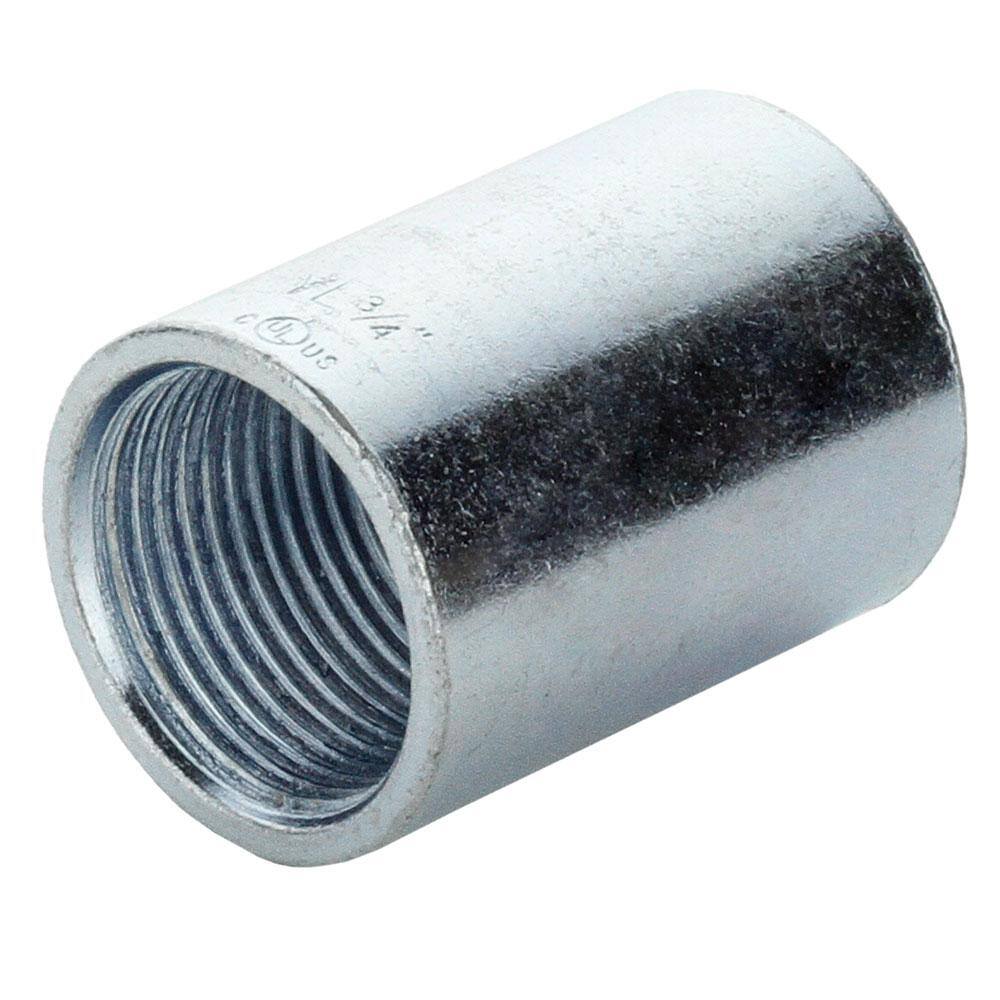 Commercial Electric 34 in. Rigid Metal Conduit (RMC) Threaded Coupling FRPTS-75-1