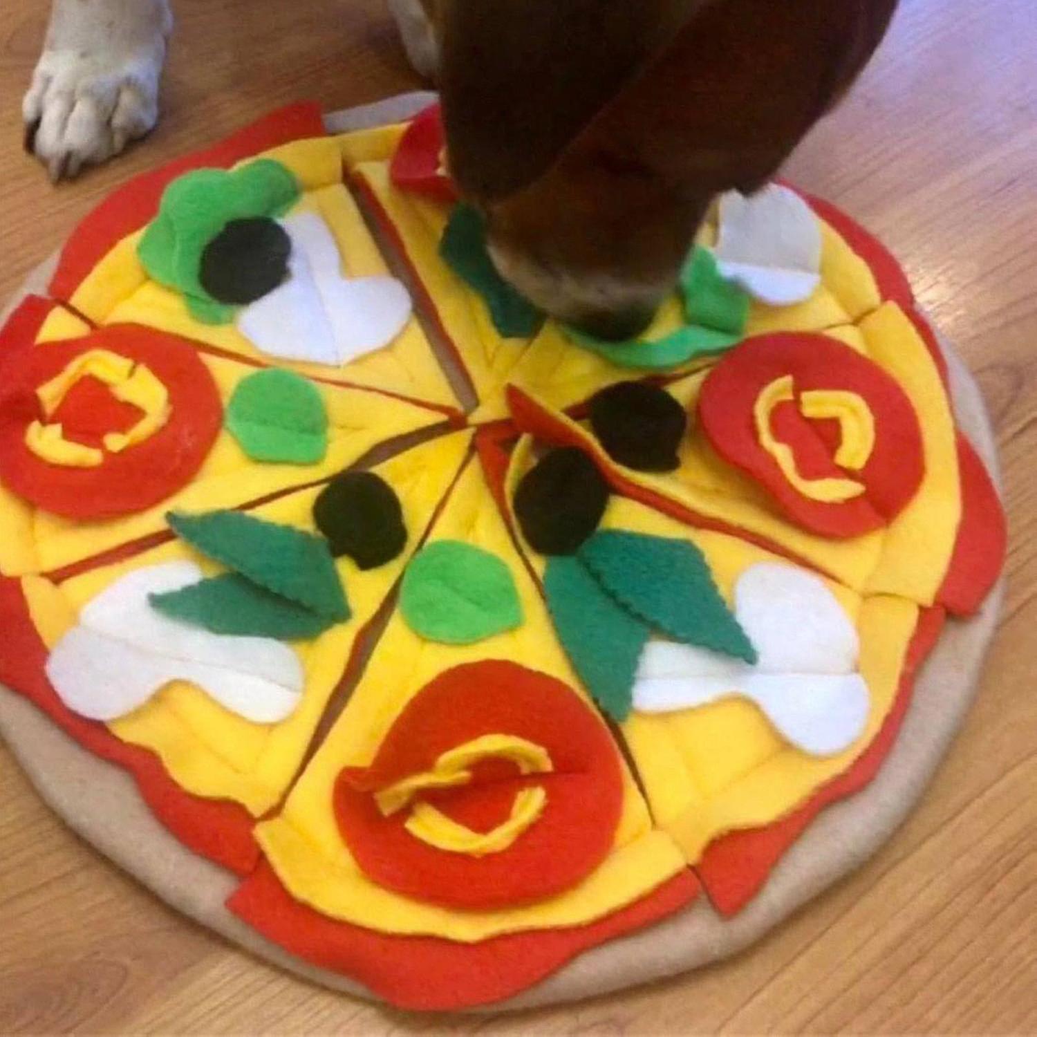 Pizza Pet Dog Snuffle Mat