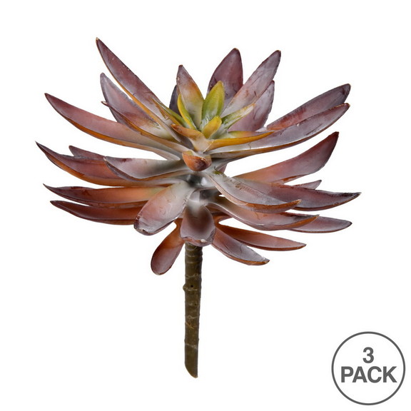 Vickerman FE190908 8.5 Green Succulent Pick Pk/3