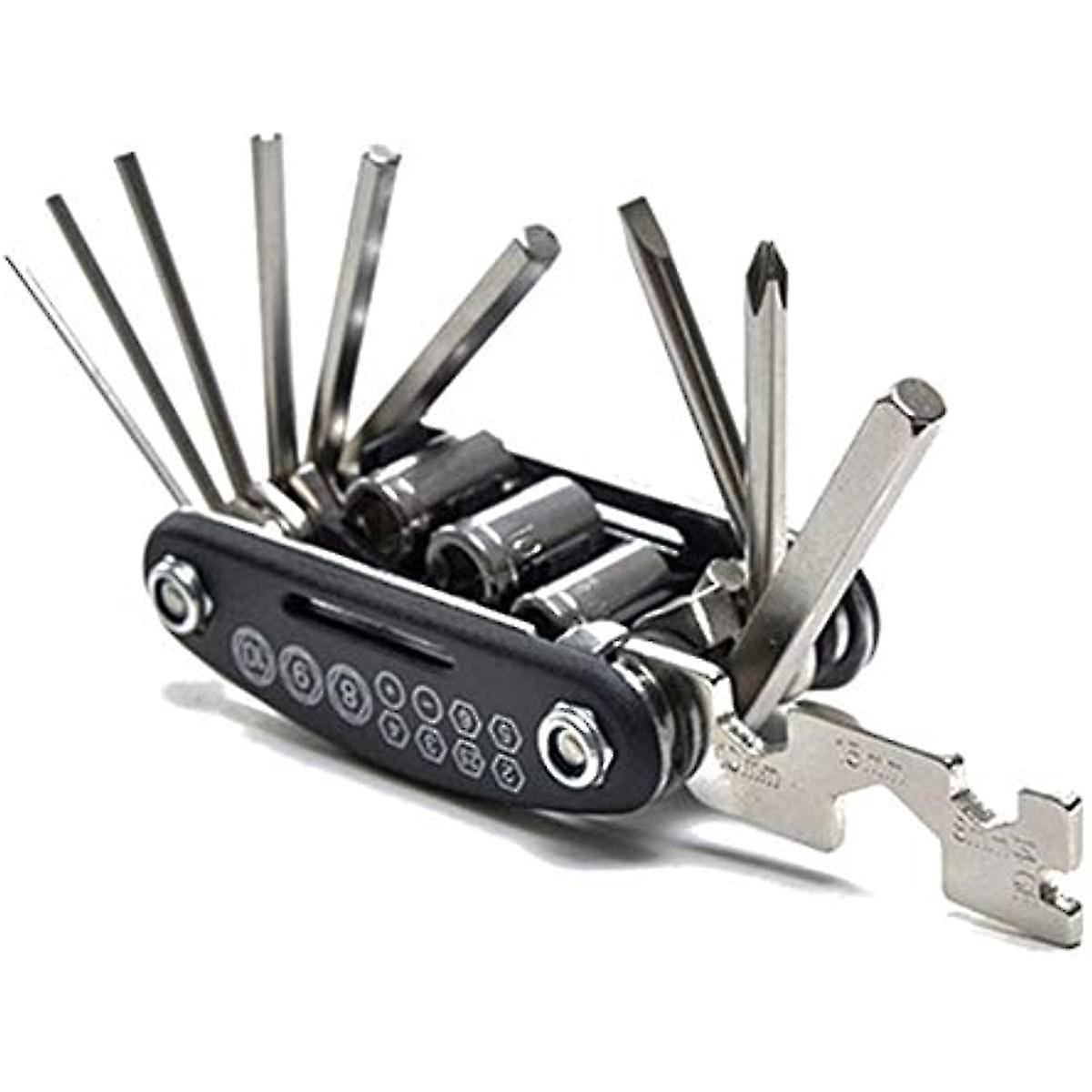 Multifunction Bike Tyre Repair Tool Kits Frame Bag With Mini Pump Wrench Set Tire Patch Tyre Lever For Outdoor Cycling