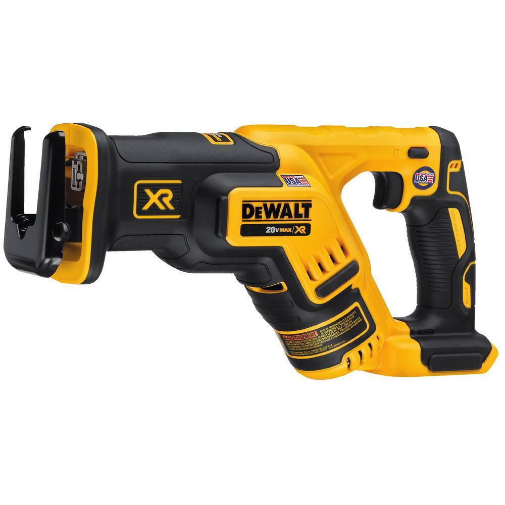 DEWALT DCS367BW240C 20-Volt MAX XR Cordless Brushless Compact Reciprocating Saw with (1) 20-Volt Battery 4.0Ah and Charger