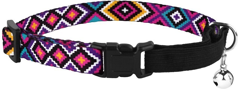 CollarDirect Tribal Pattern Ethnic Design Nylon Cat Collar