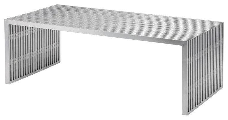 Clara Silver Coffee Table   Contemporary   Coffee Tables   by Virgil Stanis Design  Houzz