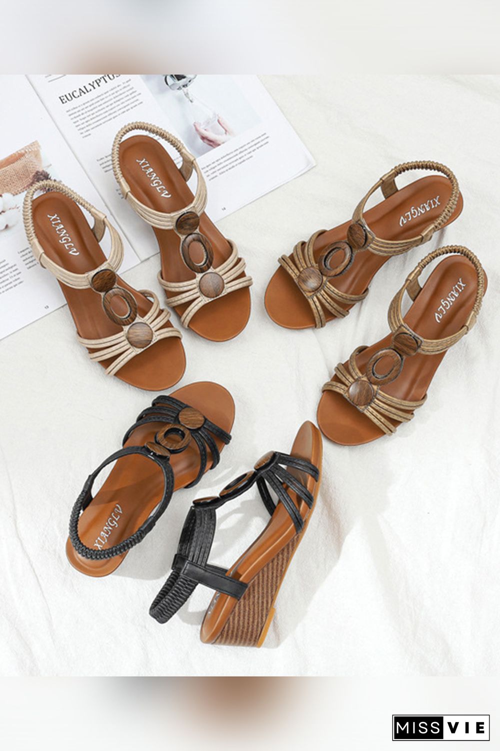 Summer Wedge Mother's Sandals Wholesale