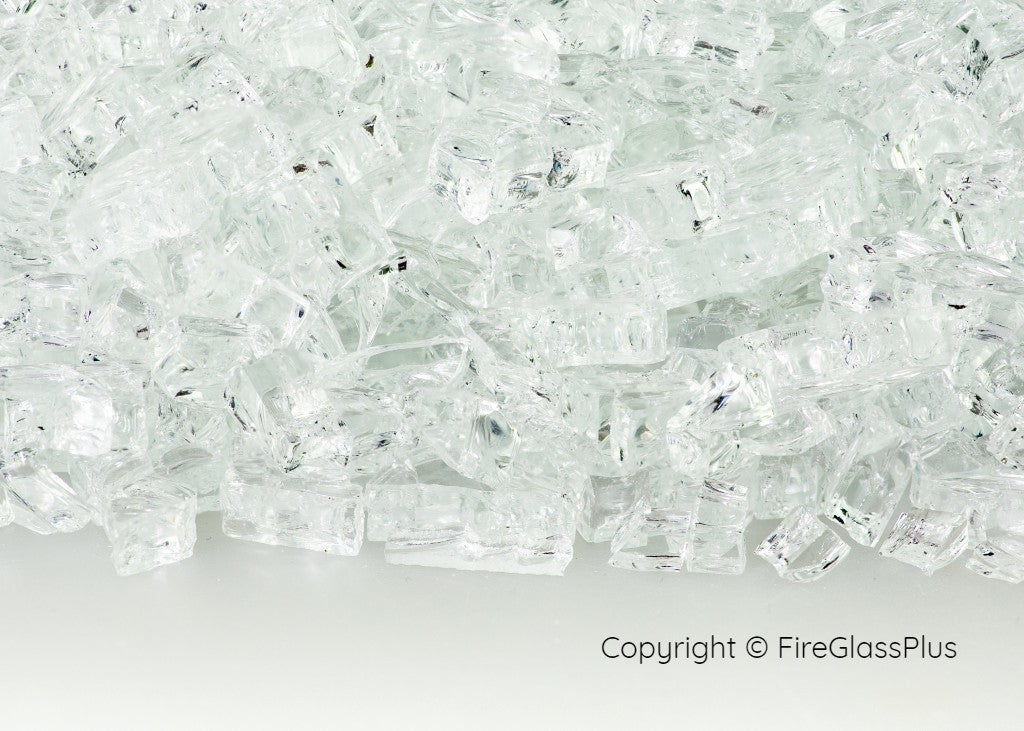 Fire Glass Plus Crystal Ice 1/4- 1/2 Fire Glass 10LBS