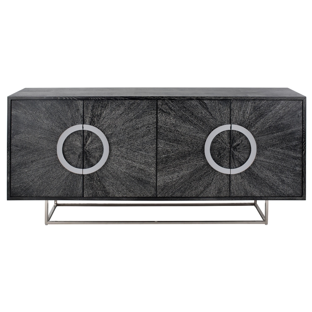 SAFAVIEH Couture Collection Iggy Oak/Brass Modern Sideboard   64\