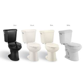 Glacier Bay 2-piece 1.28 GPF High Efficiency Single Flush Elongated Toilet in Bone N2428E-BNE