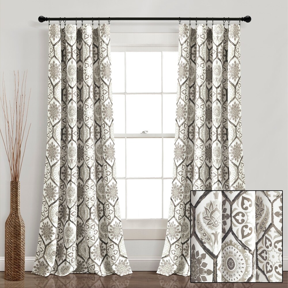 Lush Decor Marvel Room Darkening Window Curtain Panel Pair