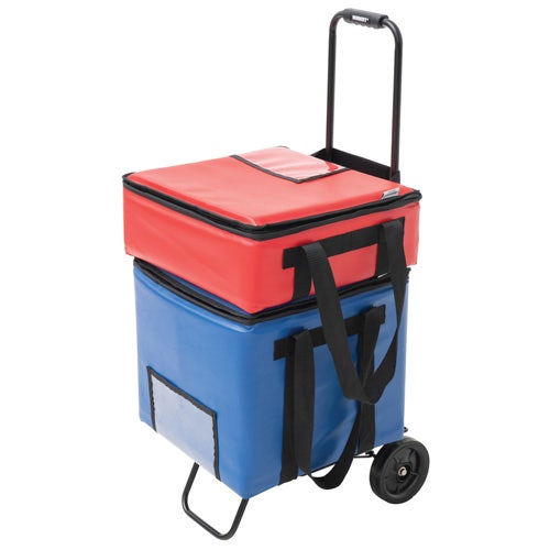 HUBERT Black Metal Travel Cart - 13