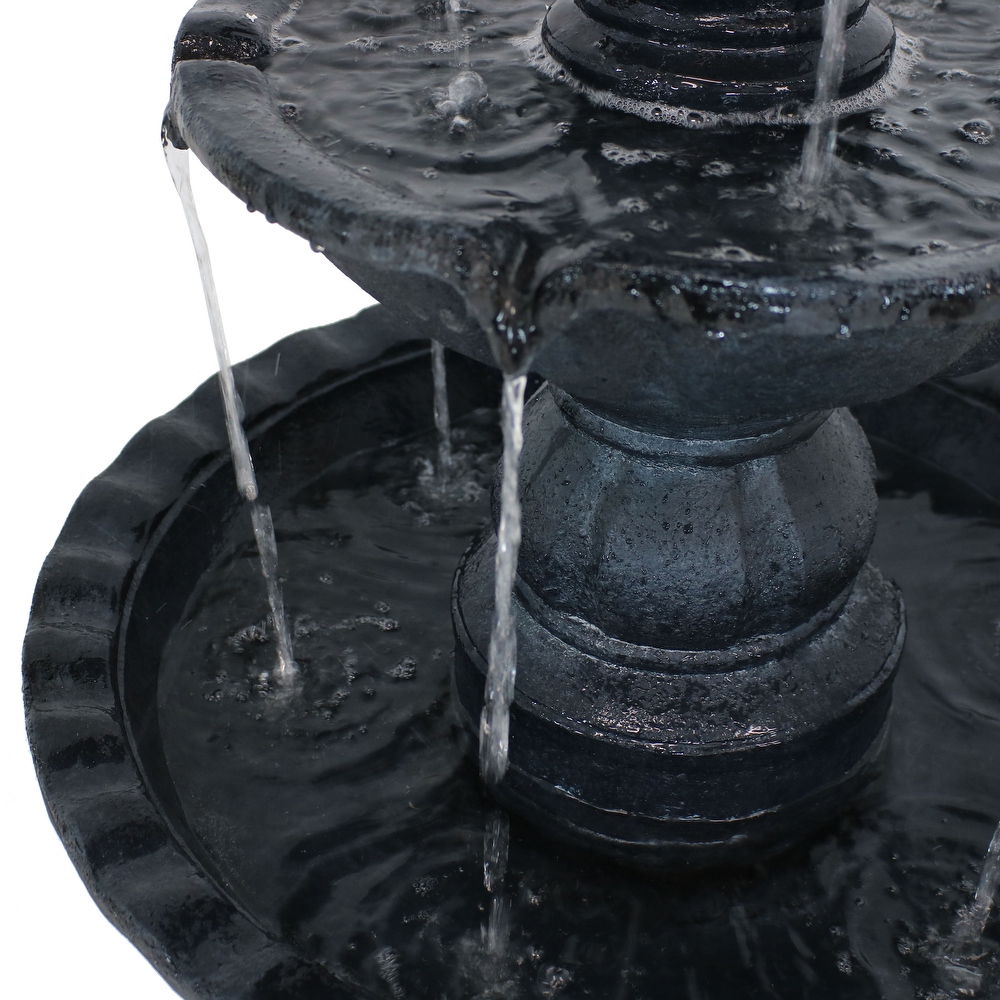 4 Tier Electric Pineapple Water Fountain Lightweight   Choose Color