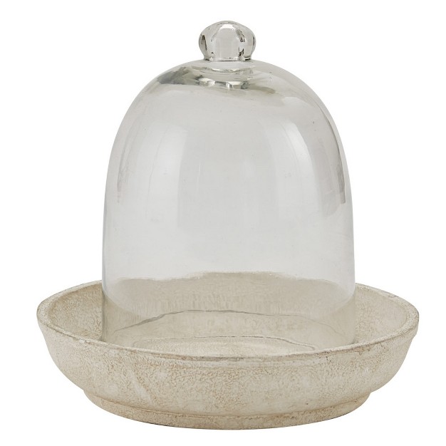 Park Designs Cream Metal Bell Small Cloche Base