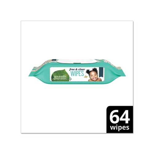 Seventh Generation Free and Clear Baby Wipes  SEV34208