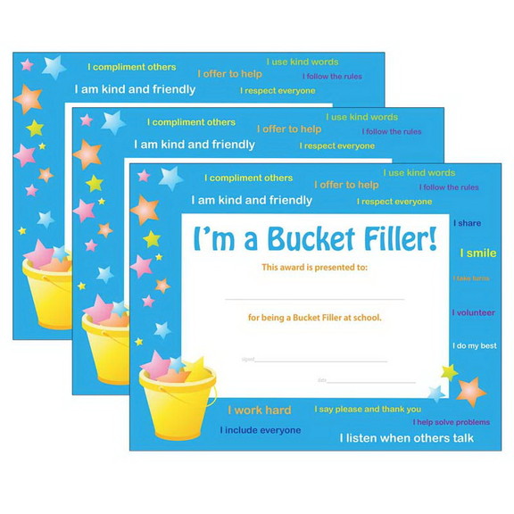 Hayes Publishing FLPUS201 3 Bucket Filler Award  3...