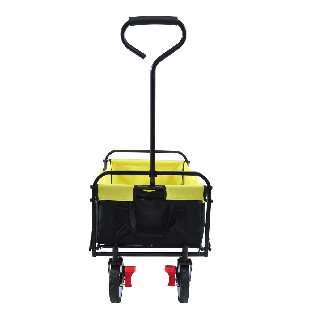 Outdoor Utility Folding Wagon Shopping Beach Cart